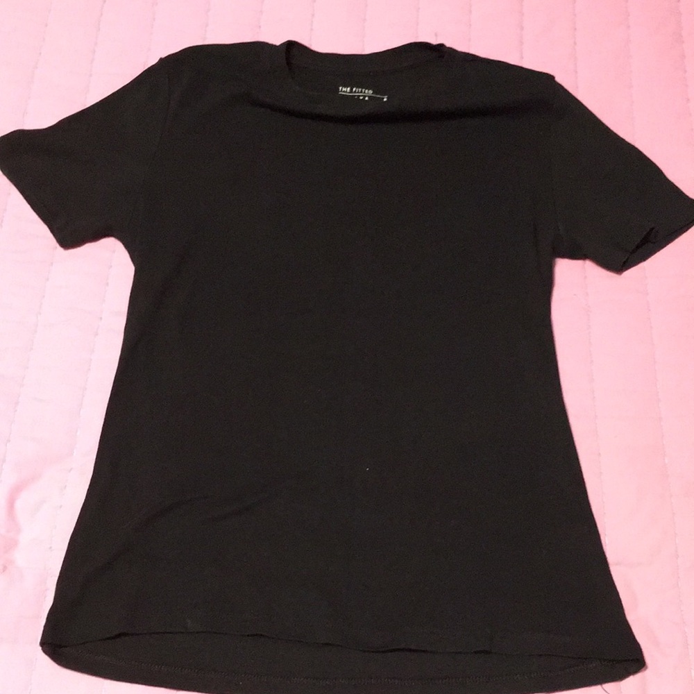 Papaya The Fitted Black Crewneck Tee